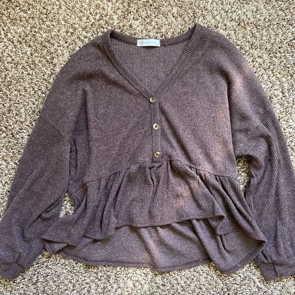 CY Fashion Purple Sweater - Picture 1 of 2